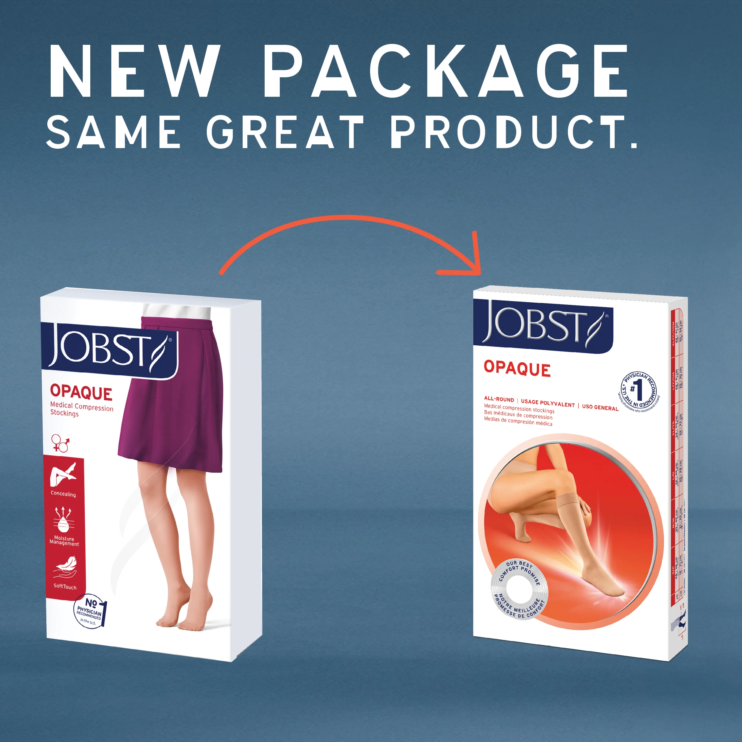 JOBST® Opaque Women's Waist High 20-30 mmHg, Maternity - Image 6