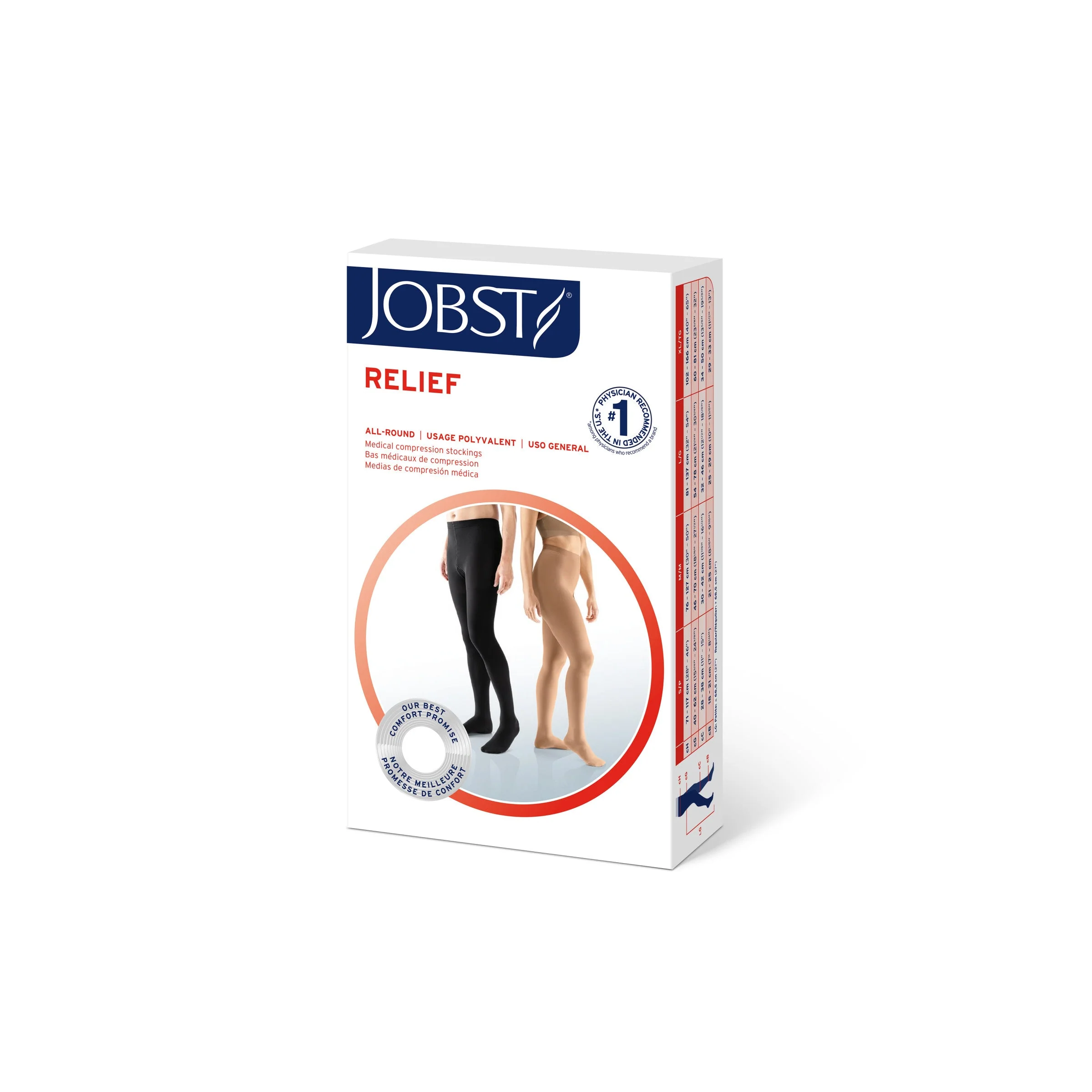 JOBST® Relief Waist High 15-20 mmHg, Open Toe - Image 4
