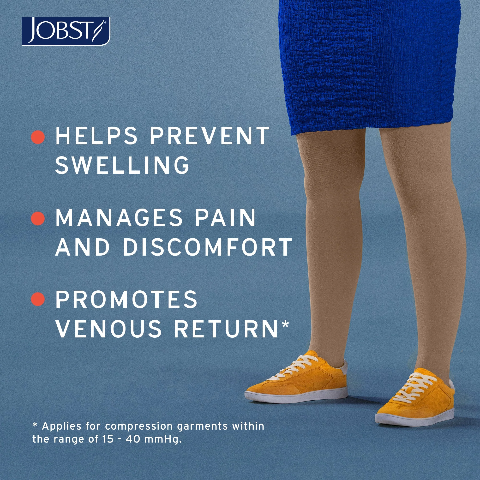 JOBST® Relief Waist High 15-20 mmHg, Open Toe - Image 6